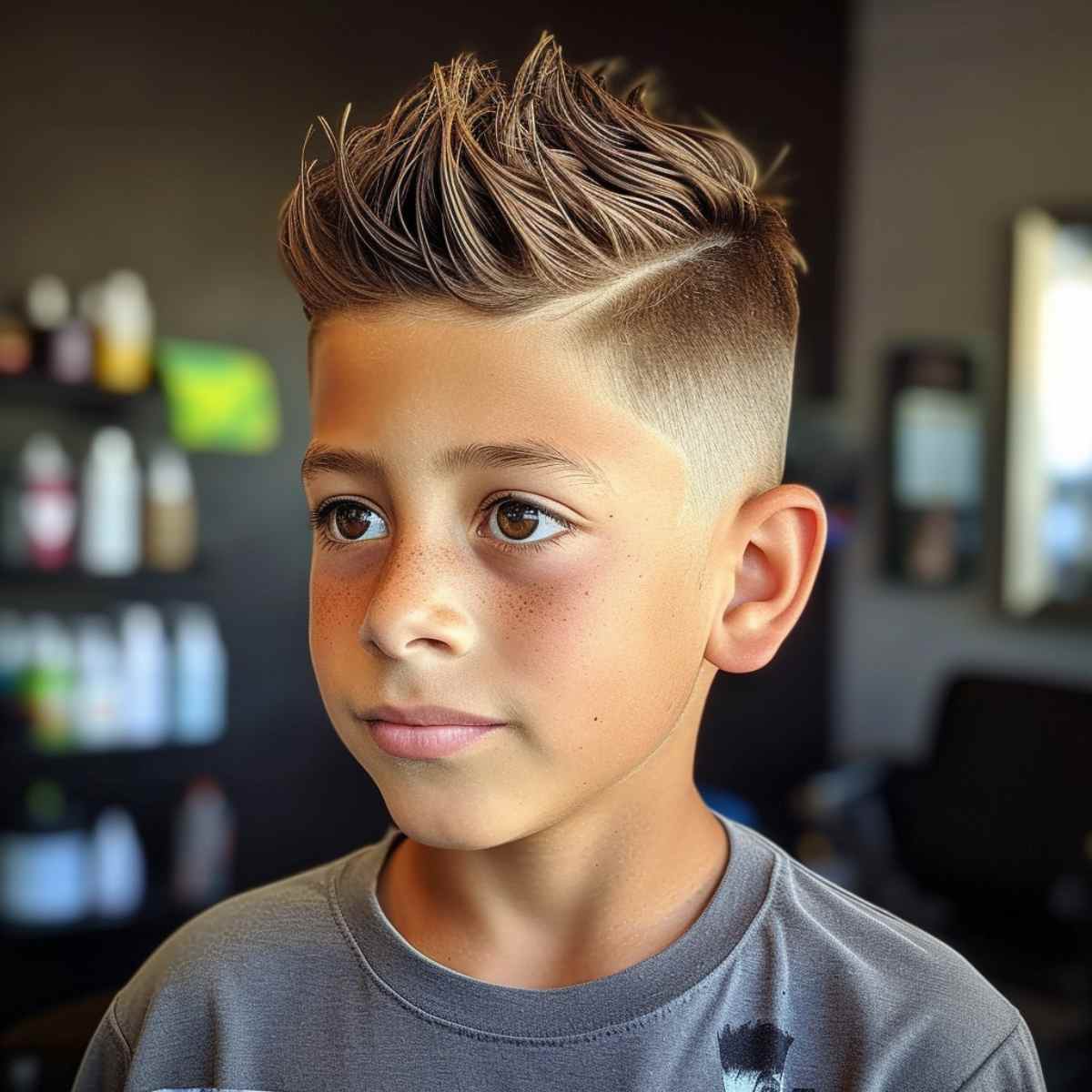 Regulation Cut with Hard Part | Boys haircuts, Boys fade haircut, Cool boys  haircuts